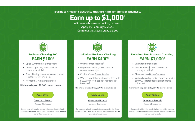 Huntington Bank $1,000 Business Checking Bonus - Profitable Content