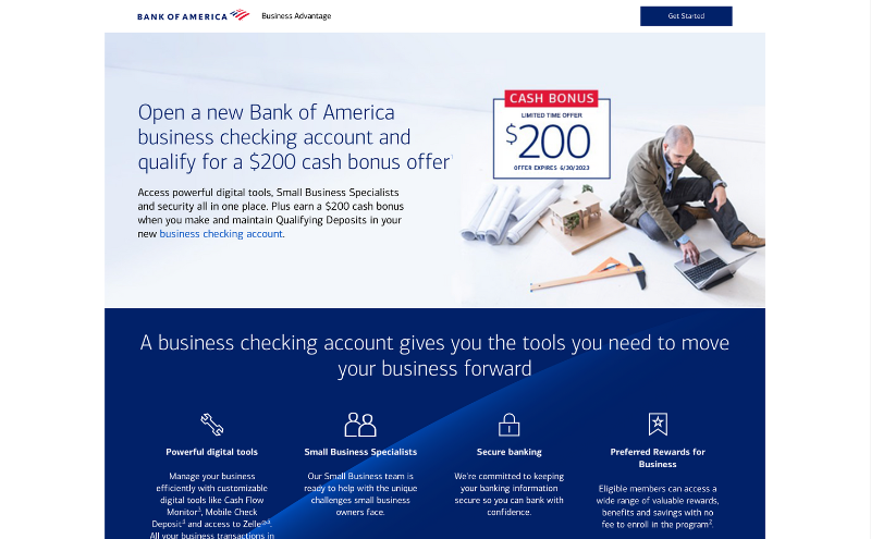 bank of america 200 bonus offer