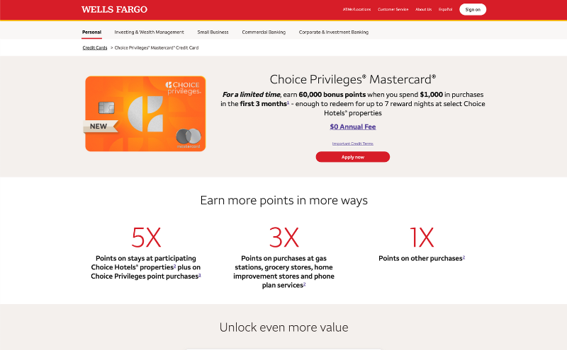 Wells Fargo Launches New Choice Privileges Cards - Profitable Content