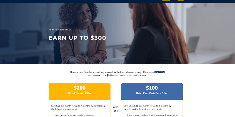 Teachers Federal Credit Union - $300 Checking Bonus - Profitable Content