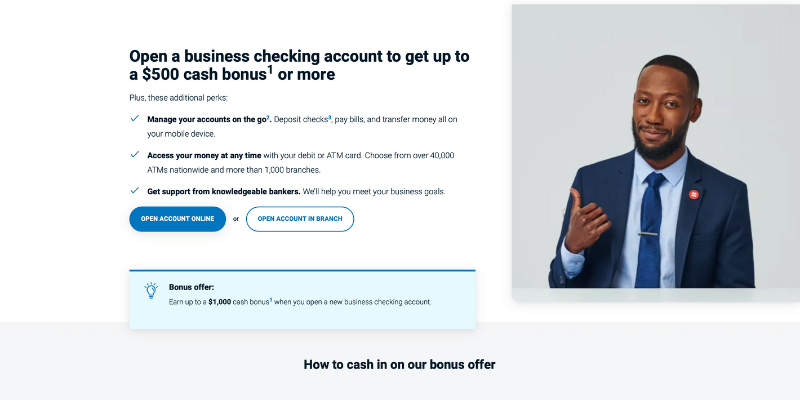 bmo harris business checking bonus